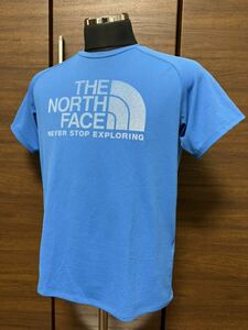 THE NORTH FACE(ザ・ノースフェイス） S/S GTD Logo Crew（GTDロゴクルー）NT12092 ブルー M ランニング 軽量 高機能 GOLDWIN正規品