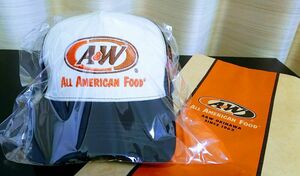 A＆W メッシュキャップ　　ブラック