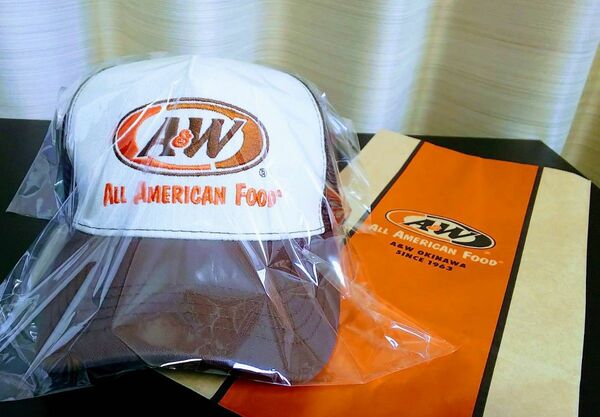 A＆W メッシュキャップ　　ブラウン