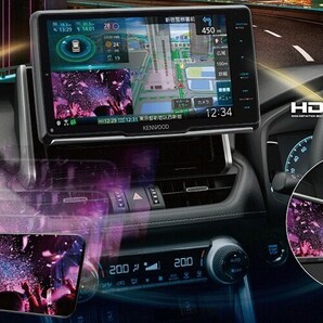 送料無料！最安値！最新型新品ナビ☆KENWOODケンウッド彩速MDV-M910HDF☆大画面9インチフローティングモデル☆地デジ HDMI Bluetoothの画像2