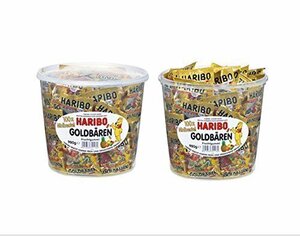 【HARIBO】ハリボー グミ　ミニゴールドベア　ドラム　980g （２個セット） (ハリボー グミ　（２個セット）)