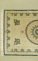 J11 イスラム芸術 ペルシャ絨毯 クム産 シルク チャボーシェ工房 79cm-122cm チャラク トルコ絨毯 ヘレケ好きにも_画像6