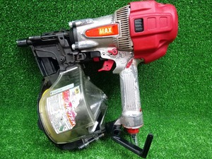 中古品 MAX マックス 75mm 高圧 コイルネイラ 釘打機 HN-75N1