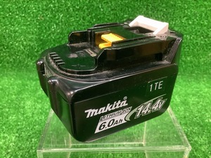 中古美品 makita マキタ 14.4V 6.0Ah リチウムイオンバッテリー BL1460A