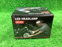 中古品 メーカー不明 26LED ワイドビームヘッドライト ヘッドランプ アウトドア 4個セット_画像6