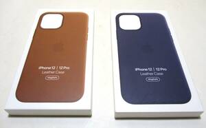 * genuine products iPhone12/12Pro leather case 2 piece set *