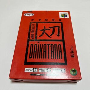 ニンテンドー64 ソフト　大刀　ダイガタナ　箱、説明書、ハガキ付き　動作確認済み　即購入歓迎　即発送可能