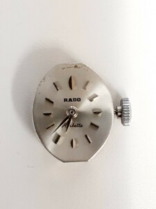 RADO ラドー　Herbette 手巻き　ムーブメントのみ　時計パーツ　稼働品
