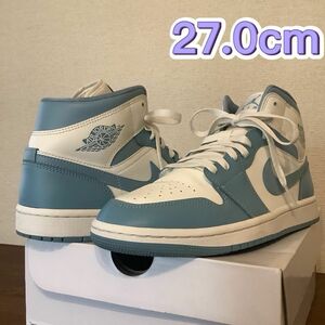 NIKE AIR JORDAN 1 MID University Blue