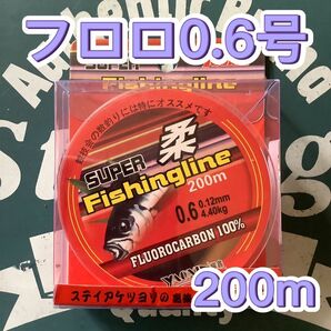 お得な200mフロロライン0.6号フロロカーボン0.6号200m