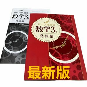 【2024最新版】新品未使用　新中学問題集　数学3年　発展編　解答付