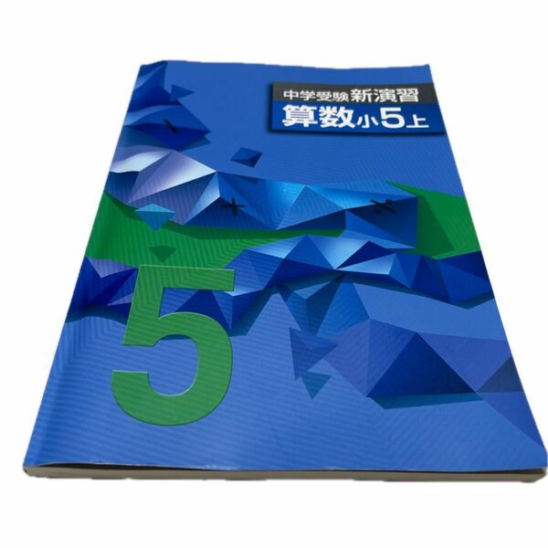 【新品・未使用】中学受験新演習　小5上　算数