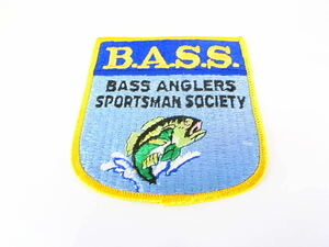 B.A.S.S. メンバー ワッペン　9cm×8.5cm バス アングラーズ スポーツマン ソサエティー オブ アメリカ ②検 バスオブジャパン