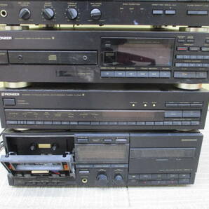 S136 棚17 ジャンク品 pioneer パイオニア システムコンポ CT-X740WR/F-X740/PD-X740/A-X740/GR-X740 5点セット  オーディオ機器の画像3