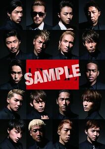 EXILE 19 -Road to AMAZING WORLD- 特典ポスター TAKAHIRO AKIRA ATSUSHI 岩田剛典 佐藤大樹 白濱亜嵐 関口メンディー NAOTO SHOKICHI