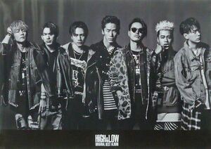 三代目 J Soul Brothers HIGH＆LOW ORIGINAL BEST ALBUM 特典 ポスター 今市隆二 登坂広臣 岩田剛典 山下健二郎 小林直樹 NAOTO ELLY JSB