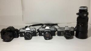 【未点検・未清掃】Canon EOS1000S / EXEE QL / FTb QL / FX 【カメラ本体4台+レンズ4本セット】