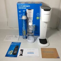 【未使用品】SodaStream GENESIS ソーダストリーム ジェネシス V2 ホワイト 白 ガスシリンダー＆専用ボトル_画像1