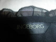 インゲボルグの黒色カットソーです11号で未使用で、着やすいです。_画像2