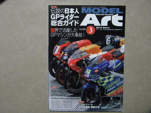 ★モデルアート№№840★伝説の日本人GPライダー総合ガイド～ヤマハTZ250M 原田哲也/YZR500 阿部典史/ホンダNSR500/RS250RW/NSR250/NSR250R