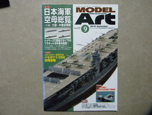 ▲モデルアート№852▲日本海軍 空母総覧 大型・中型空母編～各社キットガイド/作例・加賀/信濃/雲龍▲特別記事/空母 赤城 1944▲航空母艦_画像1