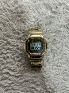 CASIO G-SHOCK GMW-B5000TFG-9JR 電波ソーラー 35周年記念 デジタル Bluetooth ゴールド 