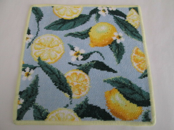 フェイラー タオルハンカチ 25cm 未使用 Lemon and Leaves レモン ハンカチ FEILER feiler