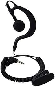 TWAYRDIO TC-617 2.5mm 1ピン トランシーバー用 耳掛け型 イヤホン 片耳 無線機用 レシーバー用 インカ