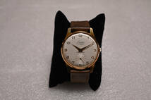 【デッドストック・オーバーホール済】1960s スイス ビンテージ腕時計 手巻き 34mm 金張り_画像2