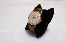【デッドストック・オーバーホール済】1960s スイス ビンテージ腕時計 手巻き 34mm 金張り_画像1