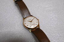【デッドストック・オーバーホール済】1960s スイス ビンテージ腕時計 手巻き 34mm 金張り_画像6