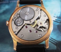 【デッドストック・オーバーホール済】1960s スイス ビンテージ腕時計 手巻き 34mm 金張り_画像10