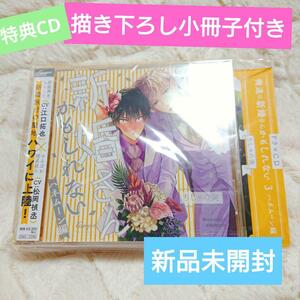 小冊子付き◆新品未開封◆俺達は新婚さんかもしれない3 ハネムーン編 蜜月セット ドラマCD ちしゃの実 松岡禎丞 江口拓也 羽多野渉 駒田航