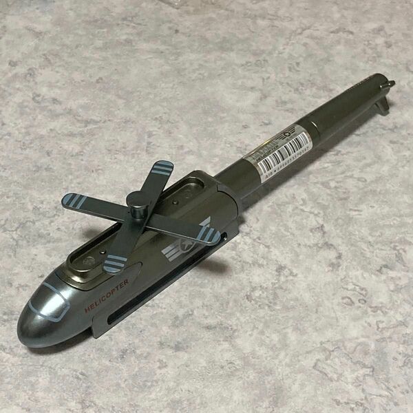 ヘリコプター型ボールペン　グレー