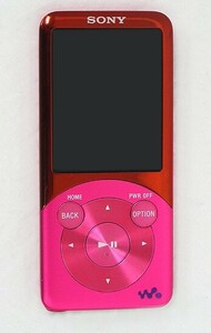 【中古】【ゆうパケット対応】SONYウォークマン Sシリーズ NW-S754 ピンク/8GB [管理:1150002313]