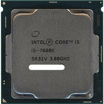 【中古】【ゆうパケット対応】Core i5 7600K 3.8GHz 6M LGA1151 91W SR32V [管理:1050005283]_画像1