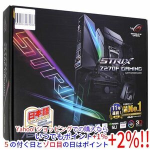 【中古】ASUS製 ATXマザボ ROG STRIX Z270F GAMING LGA1151 元箱あり [管理:1050007938]