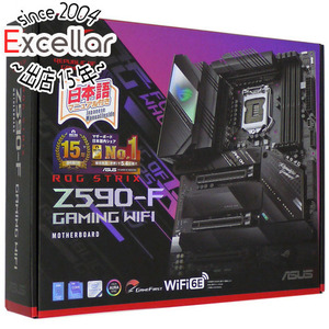 【中古】ASUS製 ATXマザーボード ROG STRIX Z590-F GAMING WIFI LGA1200 元箱あり [管理:1050017198]