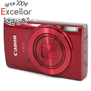 【中古】Canon製 デジカメ IXY 190 レッド 2000万画素 [管理:1050023416]