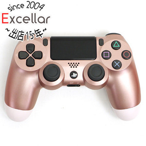 【中古】SONY ワイヤレスコントローラー DUALSHOCK 4 ローズ・ゴールド CUH-ZCT2J27 本体のみ [管理:1350005884]