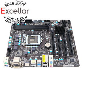 【中古】ASRock製 MicroATXマザボ B75M LGA1155 [管理:30313366]