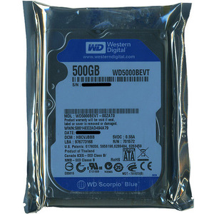 WesternDigital HDD 2.5inch WD5000BEVT 500GB 9.5mm [管理:20345947]