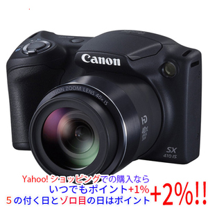 【中古】Canon製 PowerShot SX410 IS ブラック 2000万画素 [管理:1050015096]