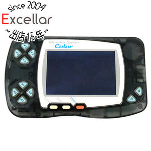 [ used ] Bandai WonderSwan color SWJ-777C1K crystal black body only battery box none [ control :1350011595]