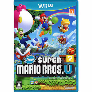 [ б/у ][.. пачка соответствует ]New Super Mario Brothers U Wii U [ управление :1350001772]