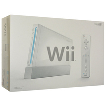 【中古】任天堂 家庭用ゲーム機 Wii [ウィー] 外箱いたみ 元箱あり [管理:1350009115]_画像1