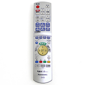 【中古】Panasonic DVDビデオレコーダー用 リモコン N2QAYB000187 [管理:1150020527]