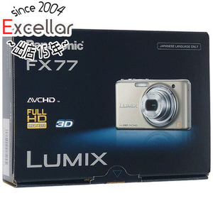 【中古】Panasonic LUMIX DMC-FX77-N ゴールド/1210万画素 元箱あり [管理:303102360]