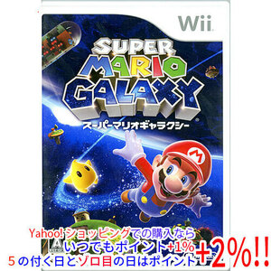 【中古】【ゆうパケット対応】スーパーマリオギャラクシー Wii 説明書・ディスクいたみ [管理:1350002895]