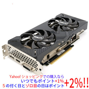 【中古】PALIT GeForce GTX 1660 Ti Dual 6GB NE6166T018J9-1160C PCIExp 6GB [管理:1050022329]